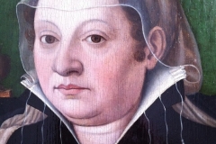 Détail du visage après restauration