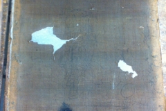 Toile au revers
